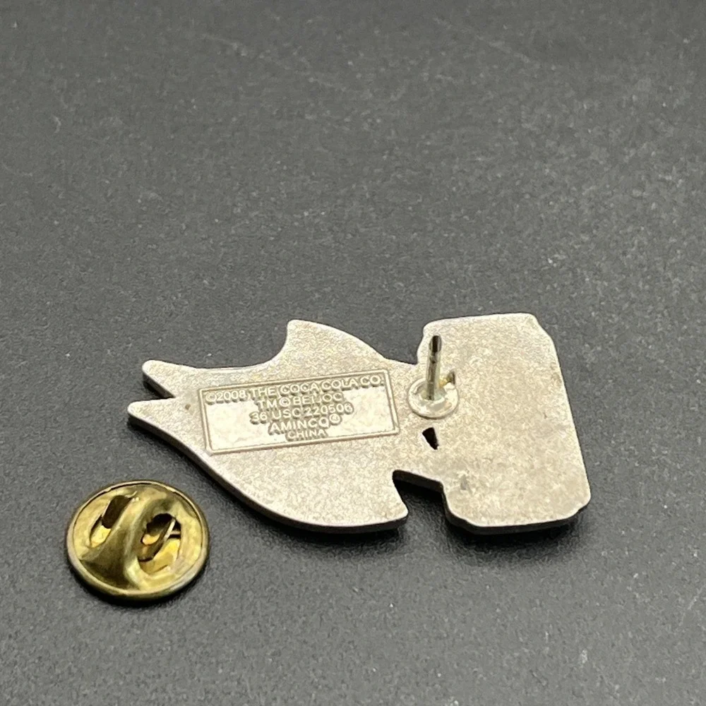 2008 Beijing Olympics Koka-Kora Coca-Cola Coke‎ Can Lapel Hat Pin